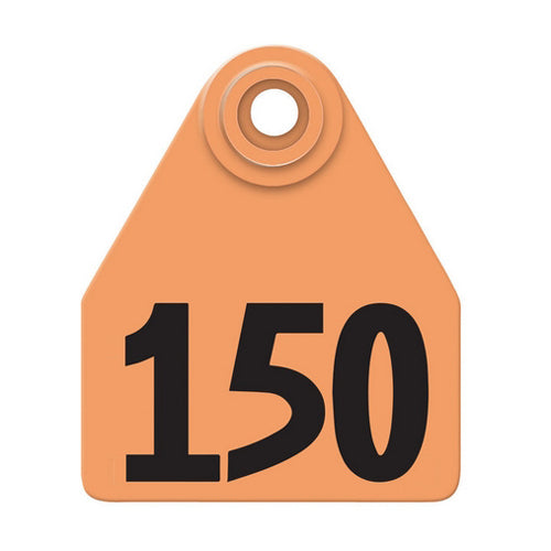 Allflex Global Medium Numbered Tags 126-150 Orange 1 Count by Allflex