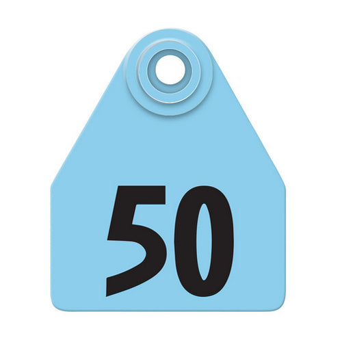 Allflex Global Medium Numbered Tags 26-50 Blue 1 Count by Allflex