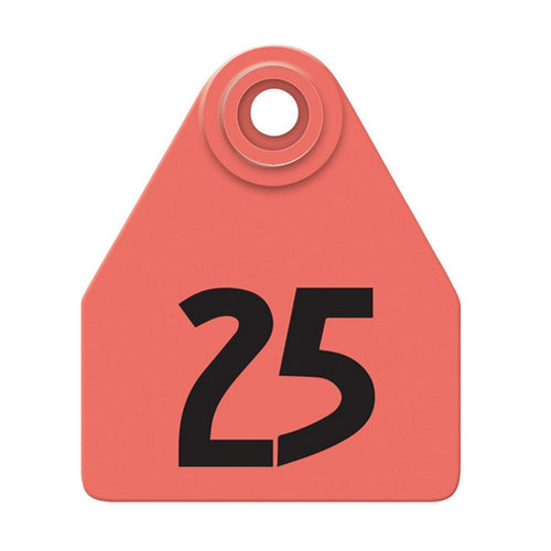 Allflex Global Medium Numbered Tags 1-25 Red 1 Count by Allflex