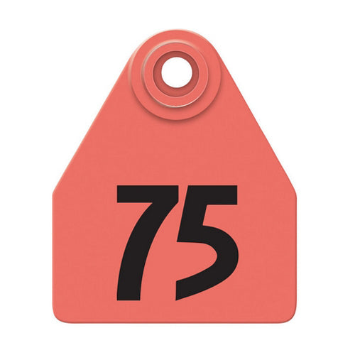 Allflex Global Medium Numbered Tags 51-75 Red 1 Count by Allflex