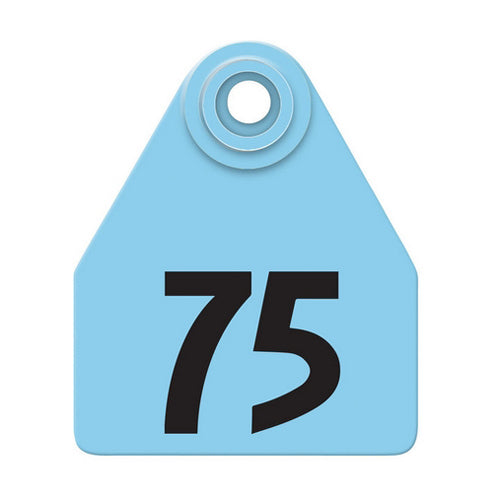 Allflex Global Medium Numbered Tags 51-75 Blue 1 Count by Allflex