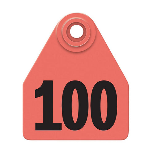 Allflex Global Medium Numbered Tags 76-100 Red 1 Count by Allflex