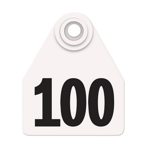 Allflex Global Medium Numbered Tags 76-100 White 1 Count by Allflex