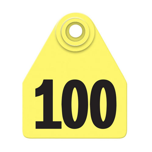 Allflex Global Medium Numbered Tags 76-100 Yellow 1 Count by Allflex