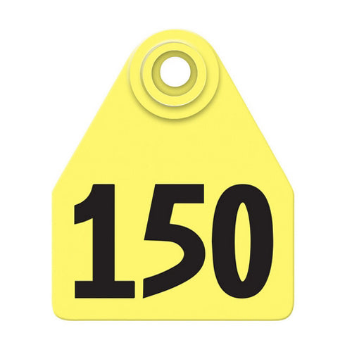 Allflex Global Medium Numbered Tags 126-150 Yellow 1 Count by Allflex