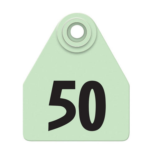 Allflex Global Medium Numbered Tags 26-50 Green 1 Count by Allflex