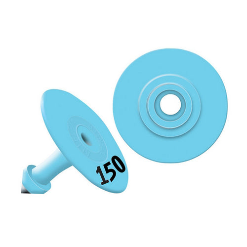 Allflex Global Small Round Numbered Tags 126-150 Blue 1 Count by Allflex