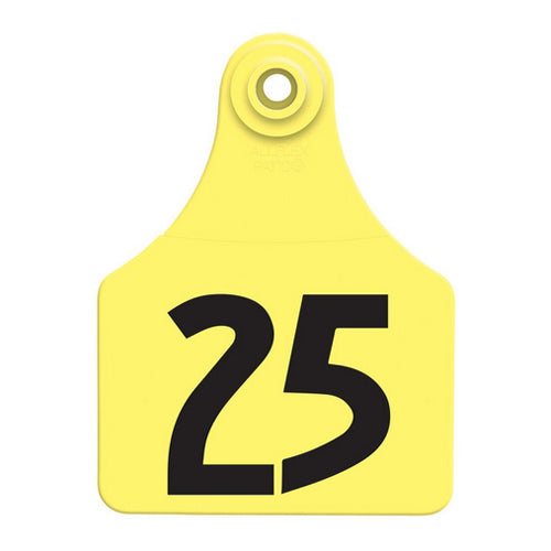 Allflex Global Large Numbered Tags 1-25 Yellow 1 Count by Allflex