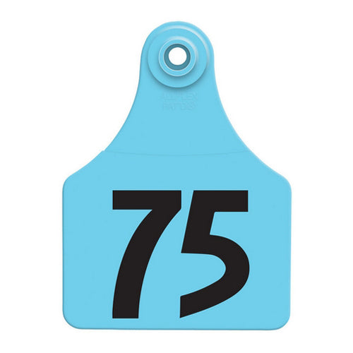 Allflex Global Large Numbered Tags 51-75 Blue 1 Count by Allflex