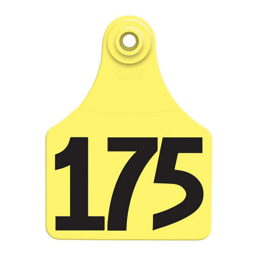 Allflex Global Large Numbered Tags 151-175 Yellow 1 Count by Allflex