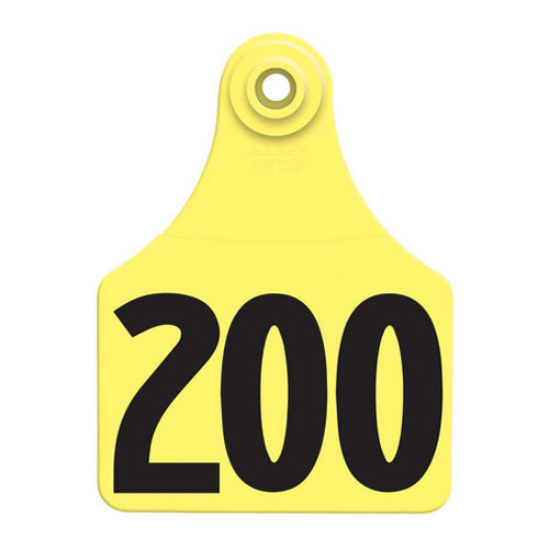 Allflex Global Large Numbered Tags 176-200 Yellow 1 Count by Allflex