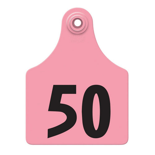 Allflex Global Maxi Numbered Tags 26-50 Pink 1 Count by Allflex