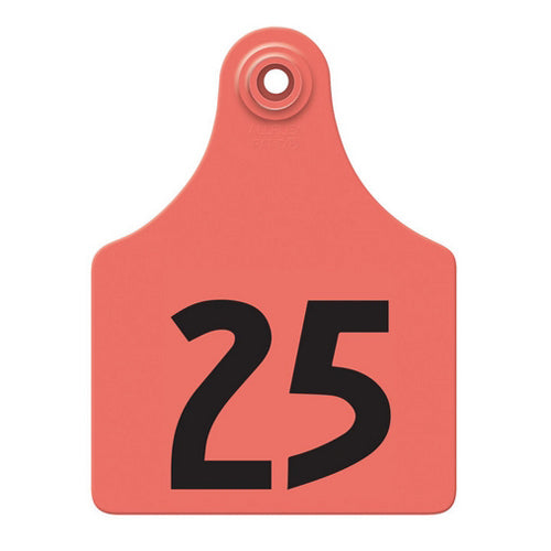 Allflex Global Maxi Numbered Tags 1-25 Red 1 Count by Allflex