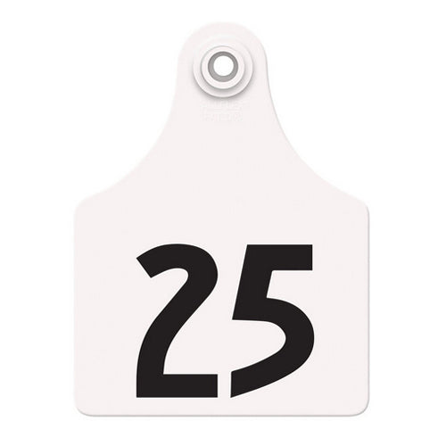 Allflex Global Maxi Numbered Tags 1-25 White 1 Count by Allflex