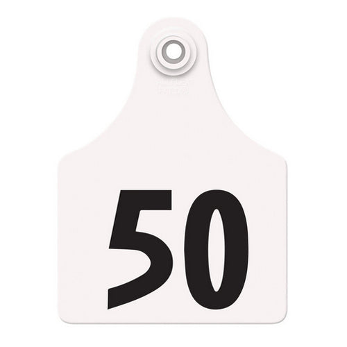 Allflex Global Maxi Numbered Tags 26-50 White 1 Count by Allflex