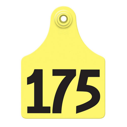 Allflex Global Maxi Numbered Tags 151-175 Yellow 1 Count by Allflex