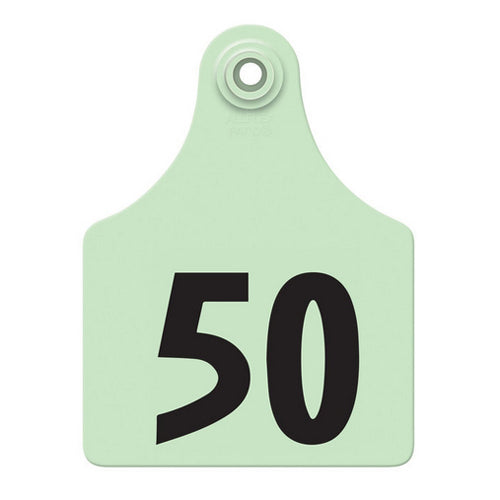Allflex Global Maxi Numbered Tags 26-50 Green 1 Count by Allflex