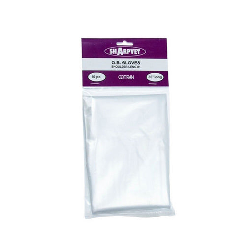 Disposable Shoulder Length OB Gloves 10 Count by Sharpvet