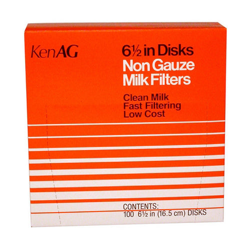 Kenag Non-Gauze Milk Filter Disks D110 (6-1/2") 100 Count by Kenag