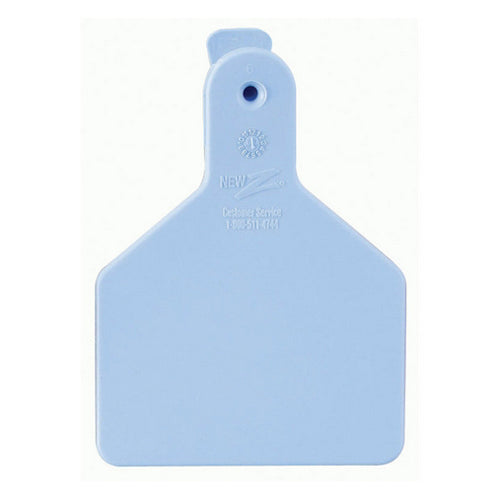 Z1 No-Snag Blank Calf Tags Blue 1 Count by Z Tags
