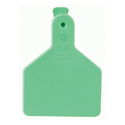Z1 No-Snag Blank Calf Tags Green 1 Count by Z Tags