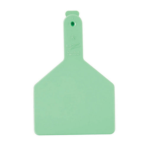 Z1 No-Snag Blank Cow Tags Green 1 Count by Z Tags