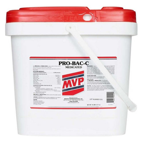 Pro-Bac-C Medicated 15 Lbs by Mvp Med-Vet Pharmaceuticals, Ltd.
