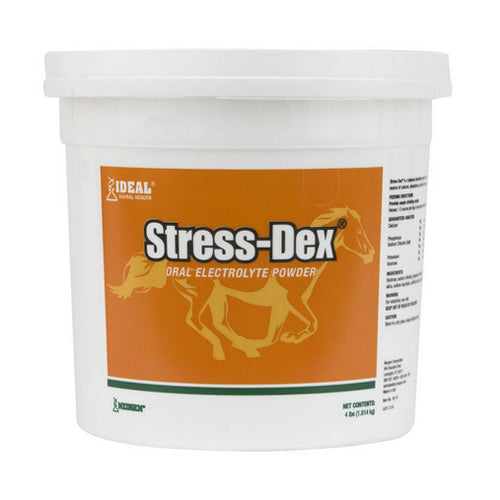 Ideal, Stress-Dex Orange-Flavored Oral Electrolyte For Horses Powder, 4 Lbs