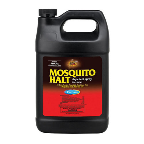 Farnam, Mosquito Halt Repellent Spray for Horses, 1 Gallon (Case Of 4)