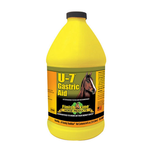 Finish Line Horse Products, Inc., U-7 Gastric Aid Horse Supplement Liquid, 64 Oz