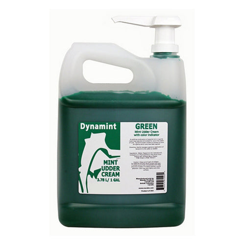 Dynamint Udder Cream Green 1 Gallon by Dynamint