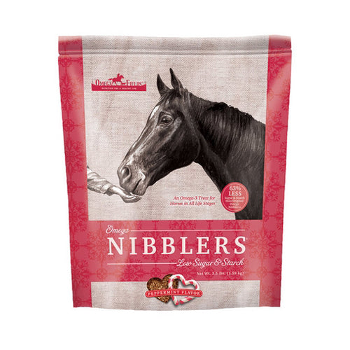 Omega Fields, Omega Nibblers Low Sugar Peppermint, 3.5 Lbs
