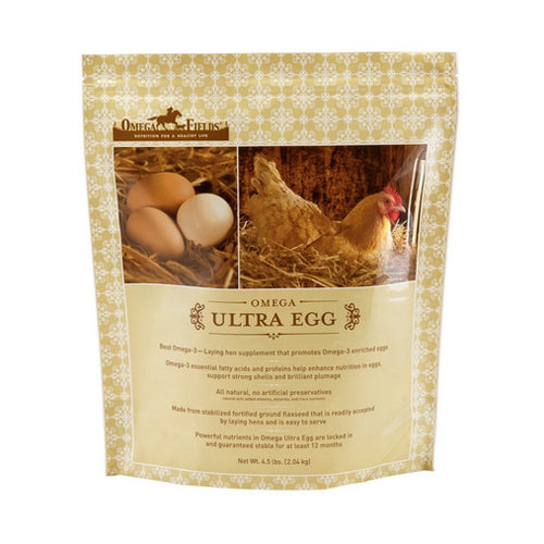 Omega Fields, Omega Ultra Egg Chicken Supplement, 4.5 Lbs