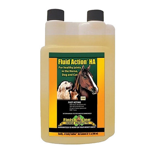 Finish Line Horse Products, Inc., Fluid Action Ha Joint Supplement Liquid, 32 Oz
