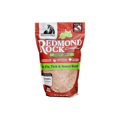 Redmond Equine, Redmond Rock For Horses Rock Crushed W/Garlic, 5 Lbs