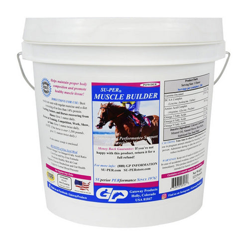 Su-Per Muscle Builder Horse Supplement Powder 12.5 Lbs by Gateway Products