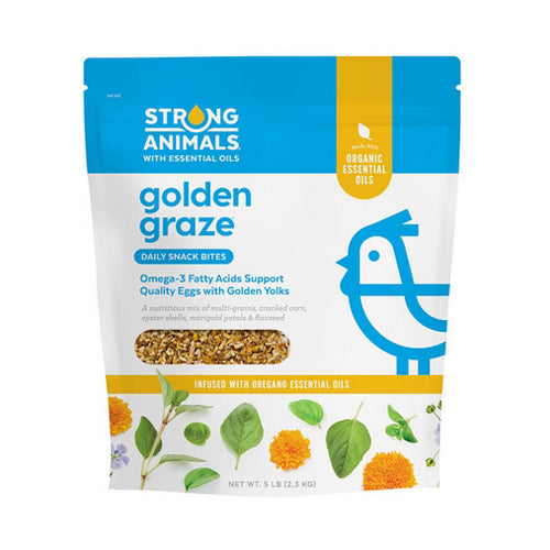 Strong Animals, Golden Graze Poultry Snack Bites, 5 Lbs
