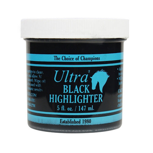 Ultra Face Highlighter for Horses Black 5 Oz by Ultra