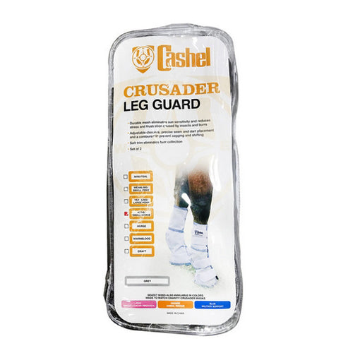 Crusader Leg Guards Arab Grey 1 Count by Cashel