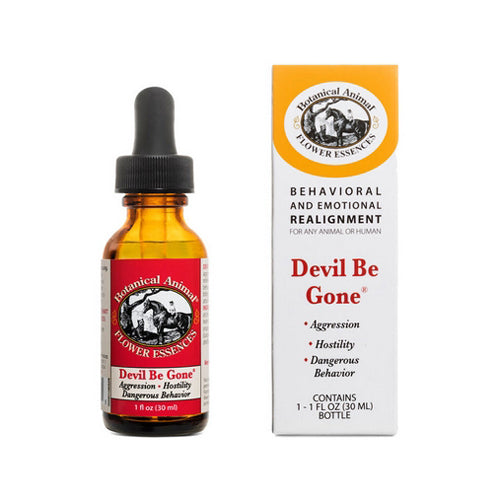 Devil Be Gone Essence for Dogs, Cats and Horses 1 Oz by Botanical Animal Flower Essences