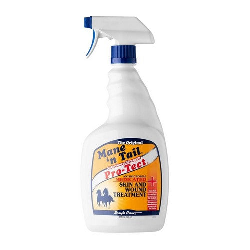 Mane N Tail, Mane 'N Tail Pro-Tect Antimicrobial Medicated Spray, 32 Oz