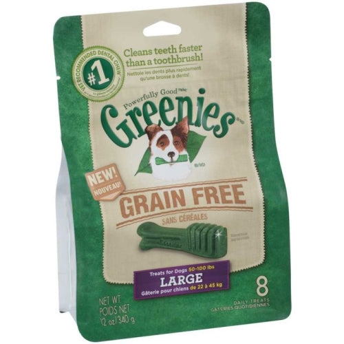 Greenies Grain Free Large Treat Pack 12 Oz by Greenies