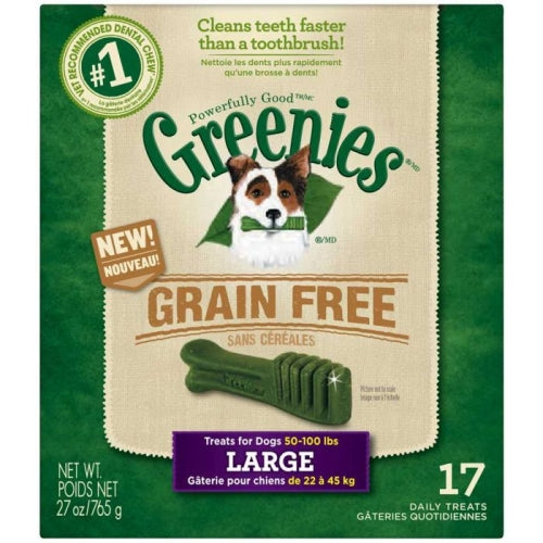 Greenies Grain Free Large Tub Treat Pack 27 Oz by Greenies