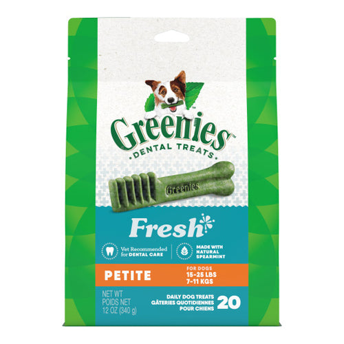 Greenies Petite Fresh Treat Pack 12 Oz by Greenies