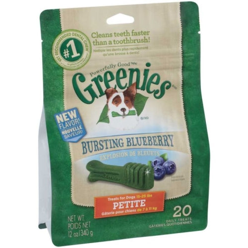 Greenies Petite Blueberry Treat Pack 12 Oz by Greenies