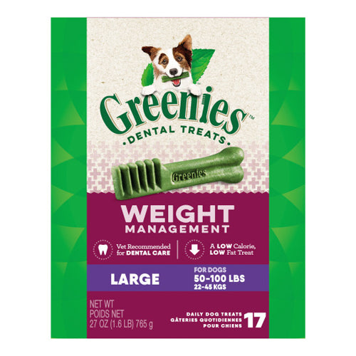 Greenies Weight Managment Large Tub Treat Pack 27 Oz by Greenies