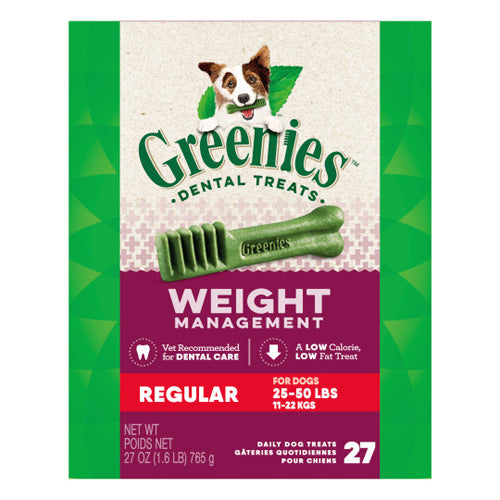 Greenies Weight Managment Regular Tub Treat Pack 27 Oz by Greenies