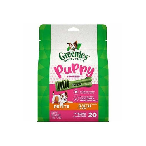 Greenies Puppy Petite Treat Pack 12 Oz by Greenies