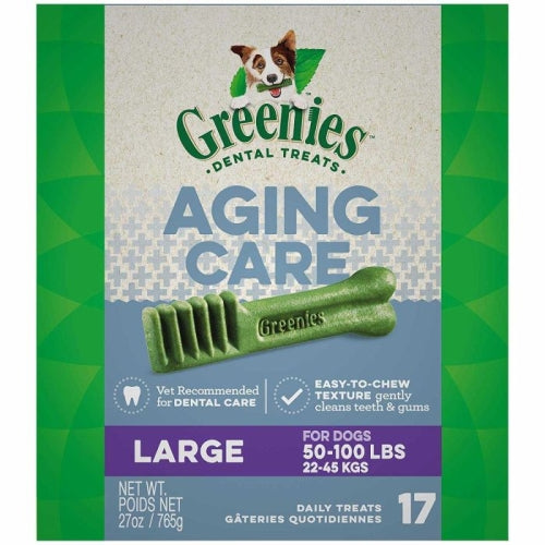 Greenies Aging Care Large Tub Treat Pack 27 Oz by Greenies