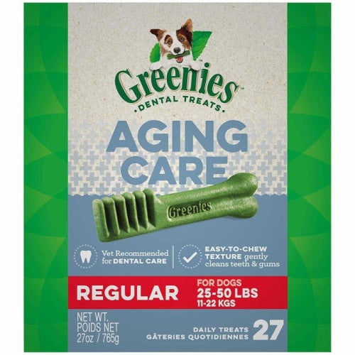 Greenies Aging Care Regular Tub Treat Pack 27 Oz by Greenies